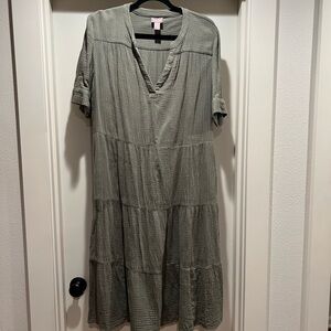 Chico's Sage Green Midi Dress